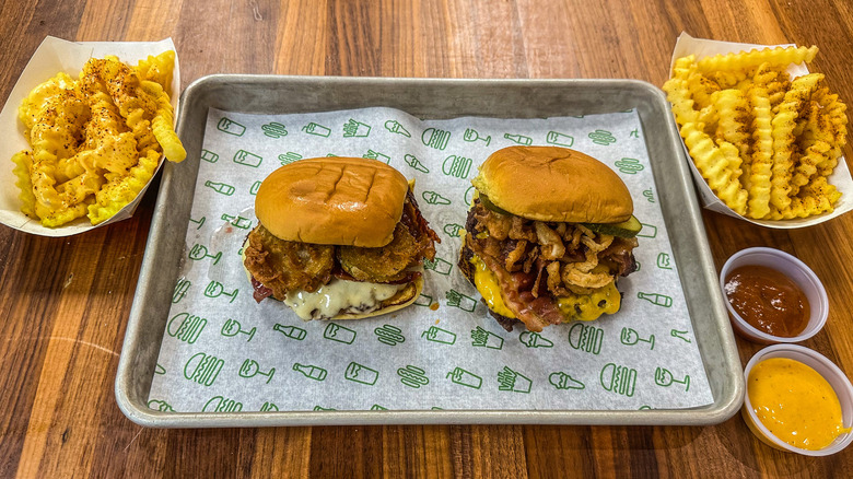 Shake Shack burgers and fries